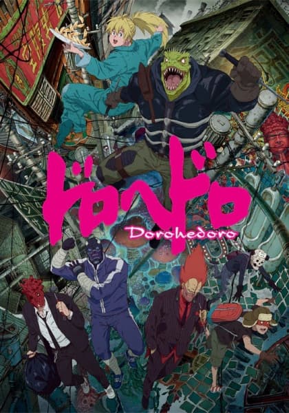 Dorohedoro anime poster — watch together with friends on Crunchyroll